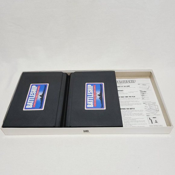 Battleship The Classic Naval Combat Board Game by Milton Bradley 1990 Vintage - Picture 4 of 8